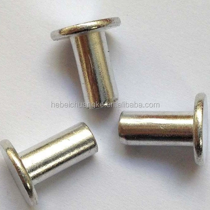 China manufacturer high quality and good price non-standard solid flat head steel and machine rivets
