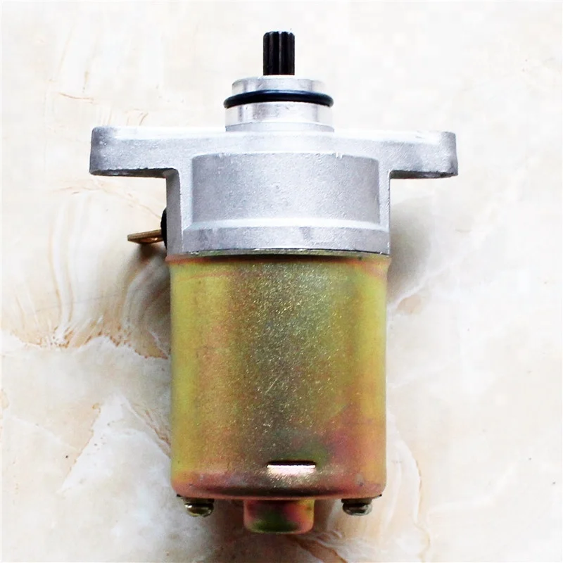 Starter Motor 10T For 50cc GY6 Engine Buggy Go Kart 12V