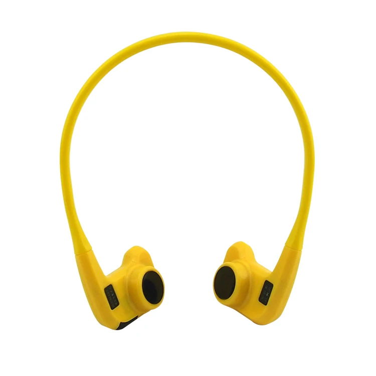 1 Set of H905A Bone Conduction Headset with 1000m Receiving Range 7 FM Frequencies for Swimming Training
