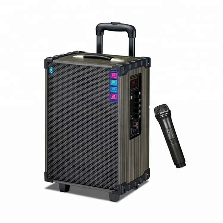 12 inch portable wireless microphone caraoke speaker with bluetooth for productivity