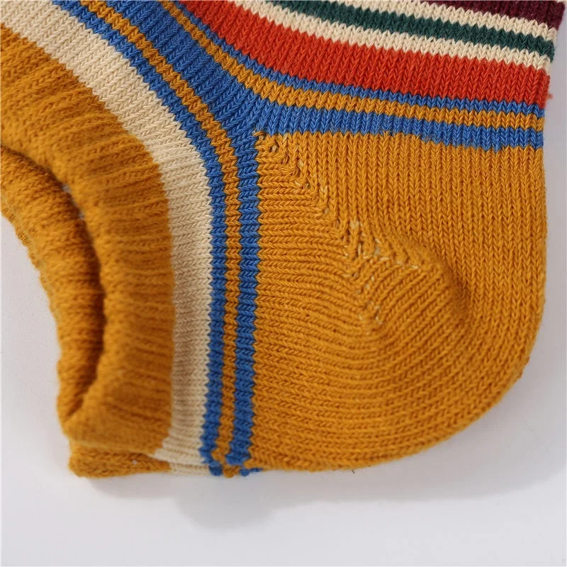 Ethical wind classic striped funky colorful ankle men casual fun socks