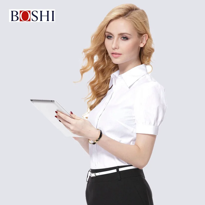 Formal Shirt For Girls Cheap Lady Plain White Shirts