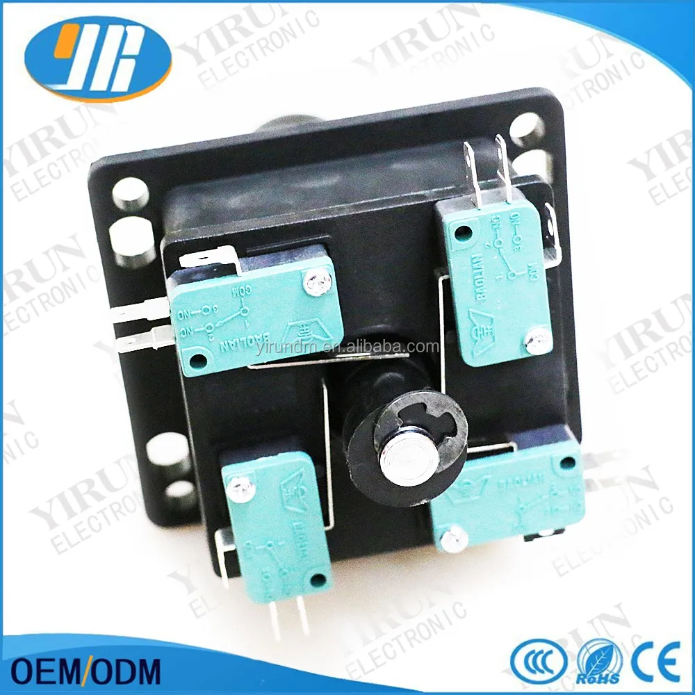 American Style Arcade Joystick 4 Way 8way Fighting Stick with Black Knob for Arcade JAMMA MAME