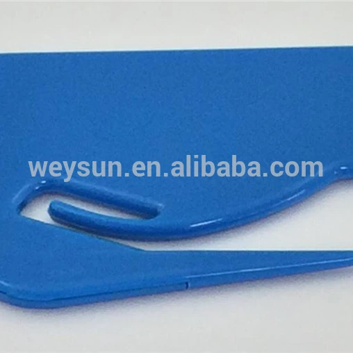 Прочный пластиковый Открыватель конвертов с надписью, мини нож для письма, офисное оборудование, безопасный резак для бумаги BladeDHL, бесплатная доставка