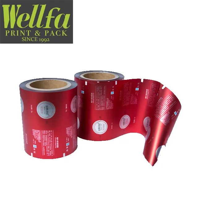 Food grade soft plastic packaging laminating lidding film pet pe