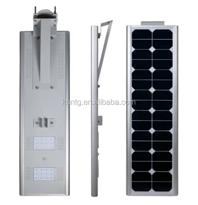 KTG 20w 30w 40w 80w 90w 100w sourse light solar sistem 60w soler lights street lamp with mobile phone light sensor