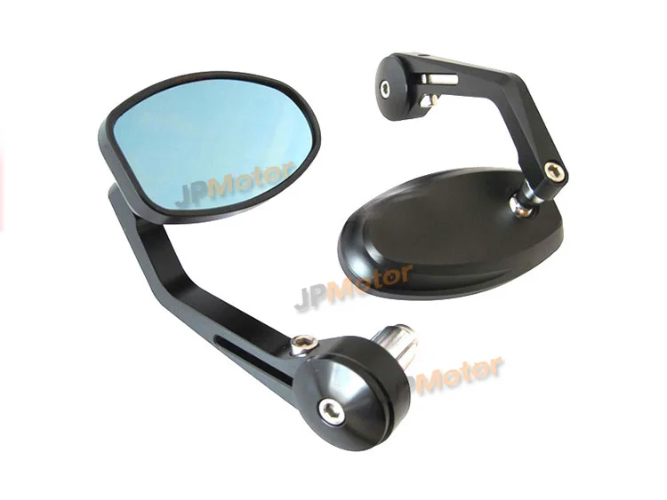 JPMotor Motorcycle Universal CNC Bar End Mirrors Moto Bike Rear View Mirrors Electrical Motorbike Cafe Racer Mirror