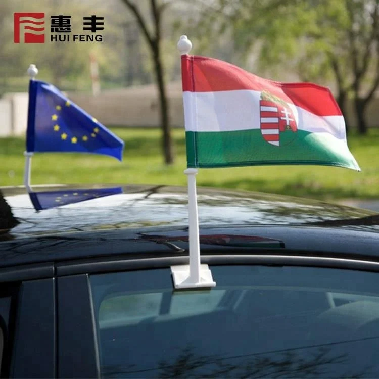2018 blank country car window flag wholesale , car window flag car flag