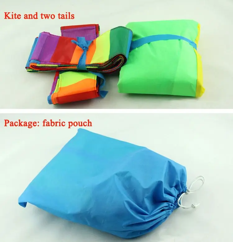 Single line easy flying rainbow power sled kite