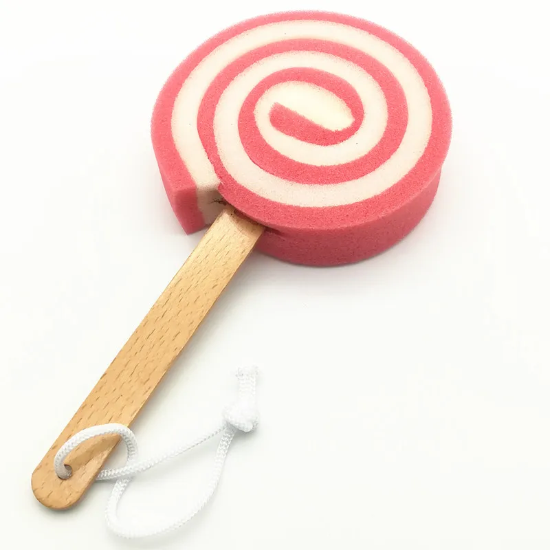 Japanese custom ice cream shape body cleaning kids bath brush sponge bath sponge