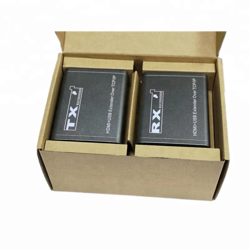 100M single over cat5e cat6 ethernet  IR control+USB 1080P HDMI  KVM extender