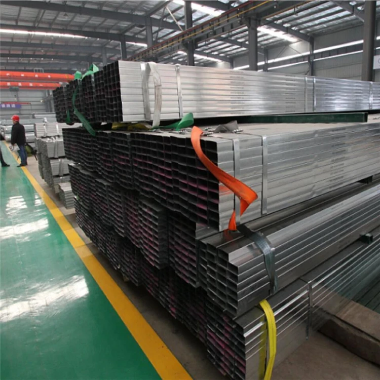 
China factory Low Price Large Stock Hot dipped Galvanized steel pipe/rectangular steel pipe tube 15mm diameter 