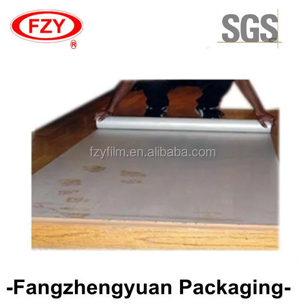 
PE protective film Self Adhesive Plastic Roll for using in carpets 