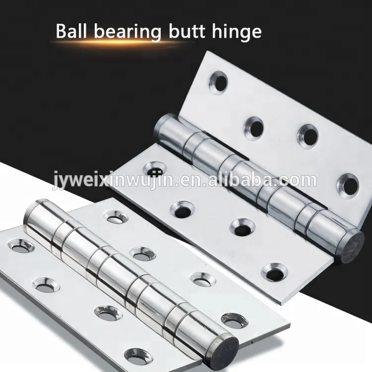 Factory Wholesale Ball Bearing Butterfly Hinges 4 Inch Stainless Steel Wooden Pivot Door Hinges