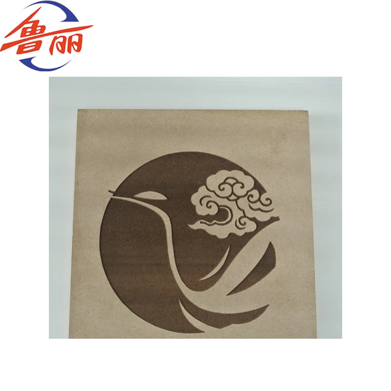 Hot selling Eco-friendly 3mm raw mdf plain mdf board from luli factory