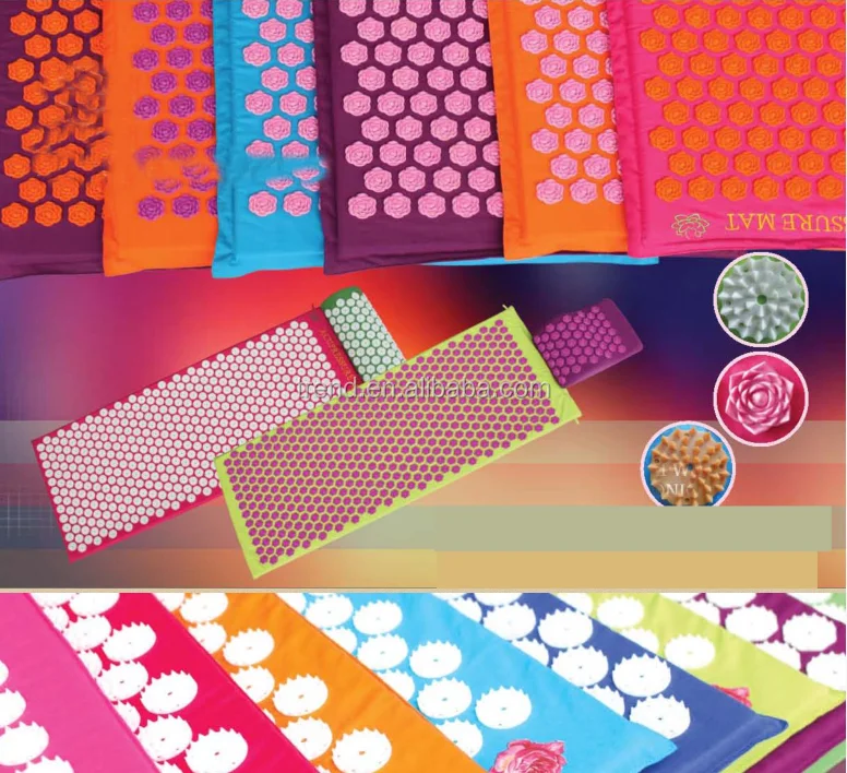 acupressure spikes/needles mat for yoga,shakti