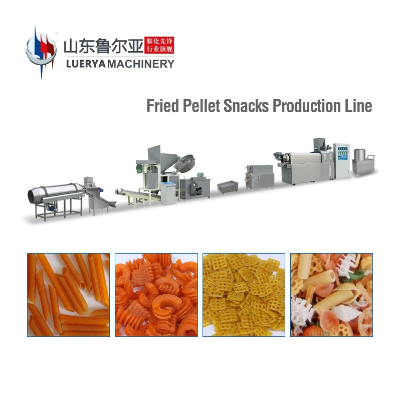 The Lowest Price 3d papad snacks pellet cracker processing line