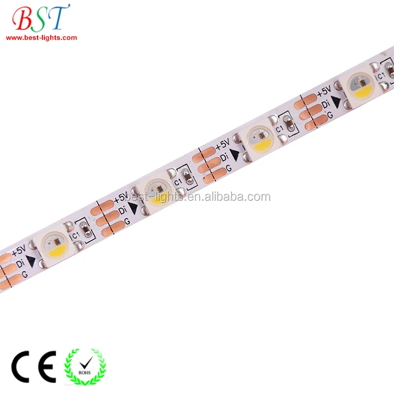 144 led SK6812 IC rgbw 5v dmx flex led pixel strip SMD5050 addressable led light strip