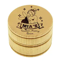 Custom Personalized Wood Tooth Fairy Keepsake Box