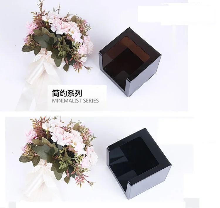 
Single square tissue box plexiglass tissue box Acrylic storage box 