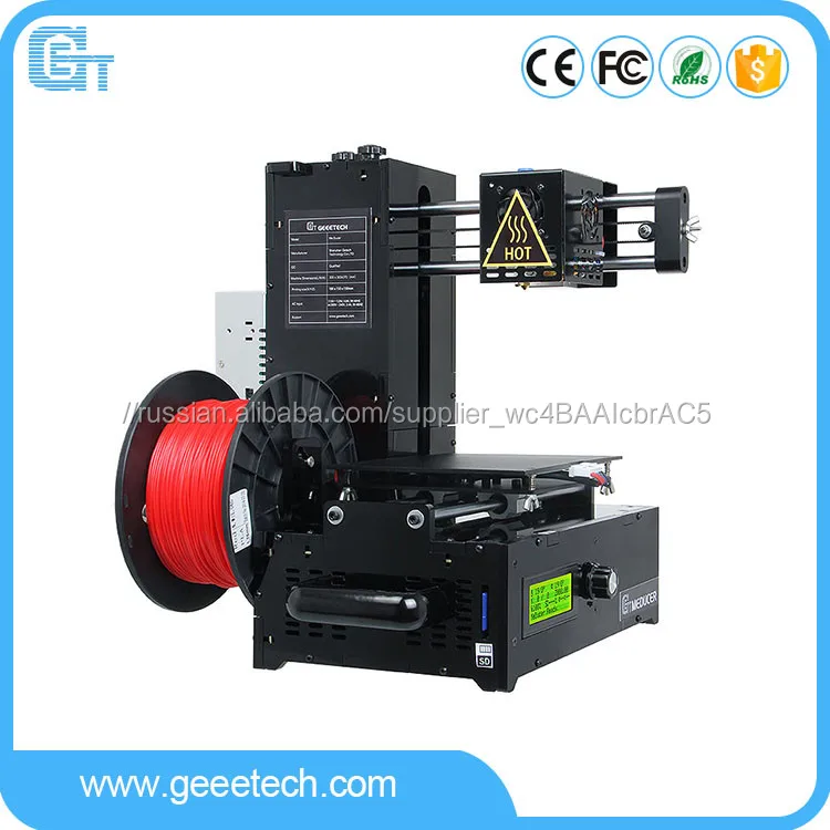 Geeetech Top Selling Compact Acrylic 3D Printer Can be used at home, office and laboratory
