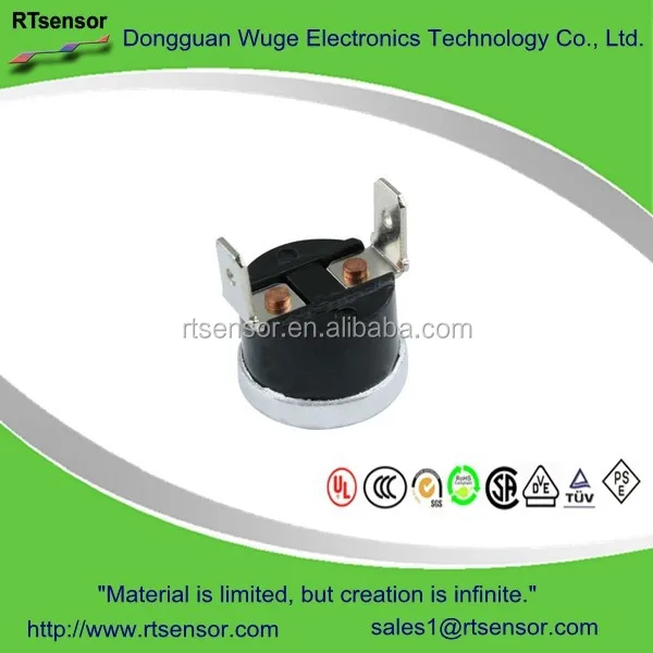 Manual Mini KSD301 Bimetal Disc KSD301 Thermostat For Water Dispenser And Electric Heater