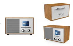 Wooden Case Color Display Kitchen Radio WiFi Internet DAB Receiver