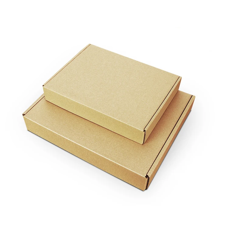 Custom full color inside printed kraft corrugated paper folding mailer box e flute shipping packaging gift boxes with your logo
