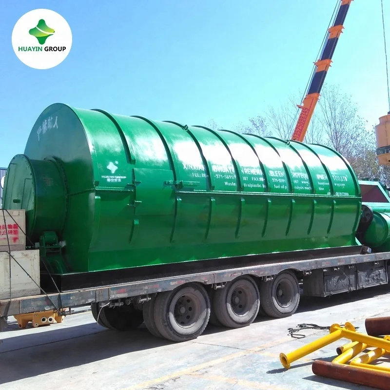 
Green technology used tire recycling to oil machine waste plastic pyrolysis plant india 