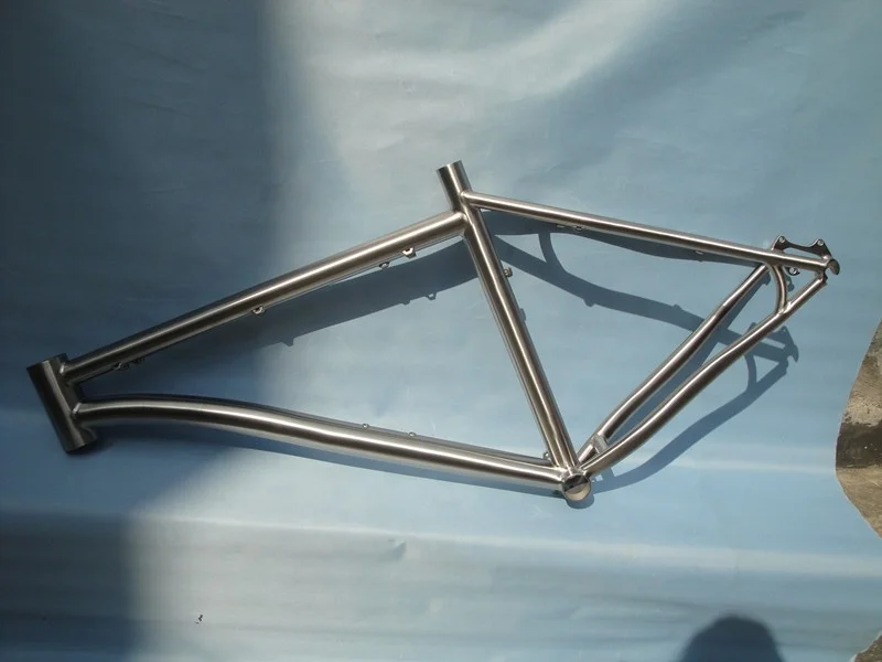 Waltly titanium mountain bike 26er MTB titanium bicycle frame ready for ship
