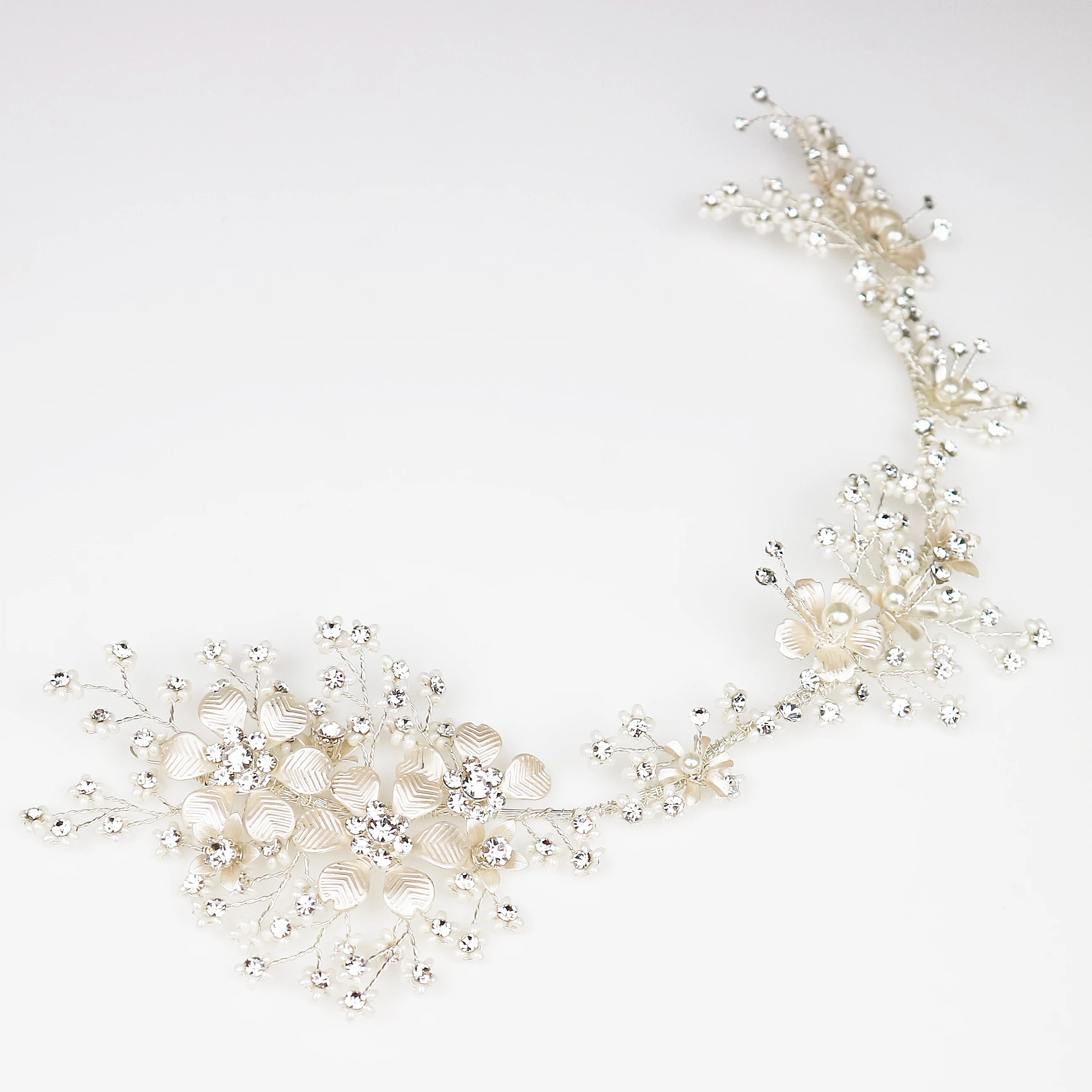 Hot sale high quality silver vintage wedding tiara bridal hair accessories