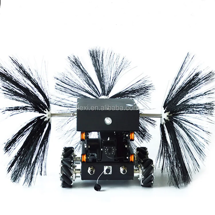 Робот для чистки воздуховодов с автоматической щеткой 20-50 м