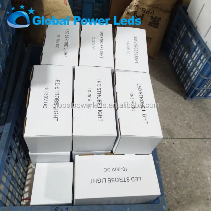 High Brightness Blue Yellow Red 18months Warranty 10-30v school bus safe 12v 24v Led rotate Warning Light double Beacon light