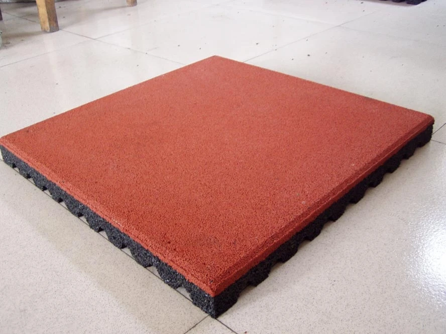 GYM interlocking rubber tile in gyms/gym rubber floor rolls/sports rubber mat Non Toxic Non Smell