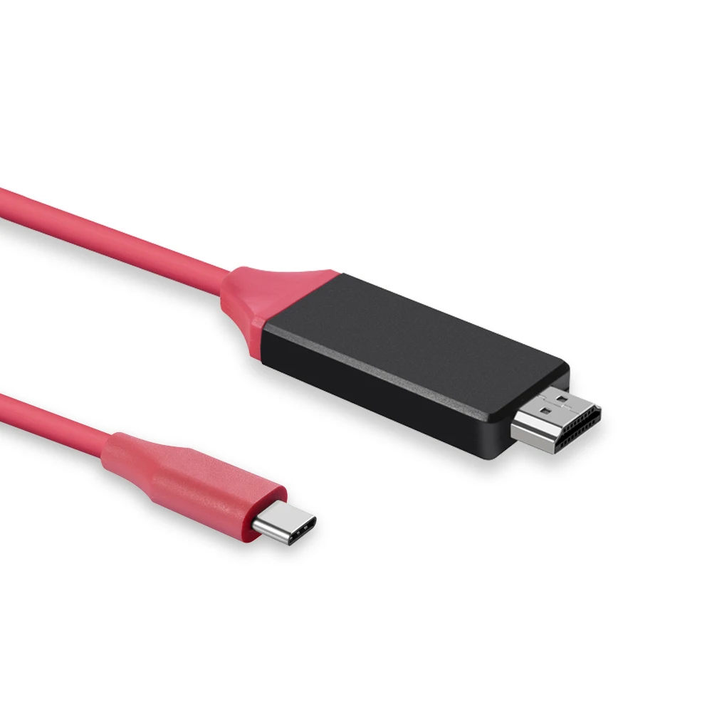 
2m Upgraded version PLUG AND PLAY, Type-c to HDTV Cable, Digital AV Adapter for iPhone 7/6/5 iPad Pro and iPod 