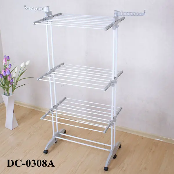 
18M 3 tier Wrought Iron Clothes hanger stand 