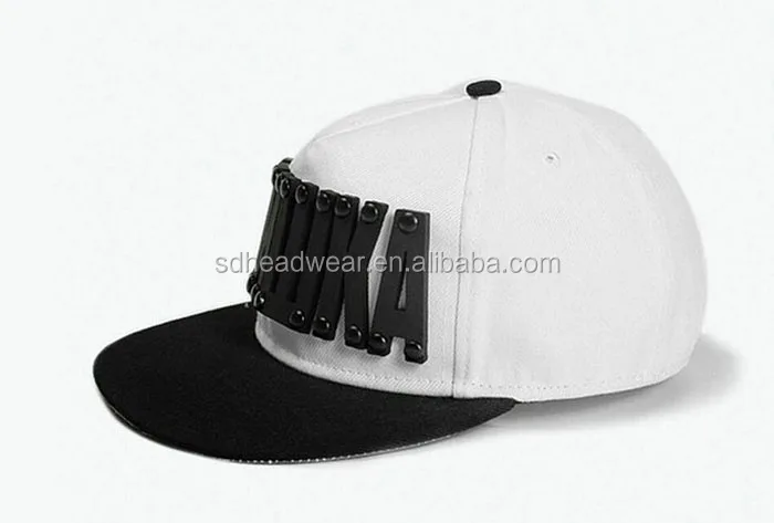 Hip-hop 100% acrylic custom embossed 3d acrylic letters snapback hats