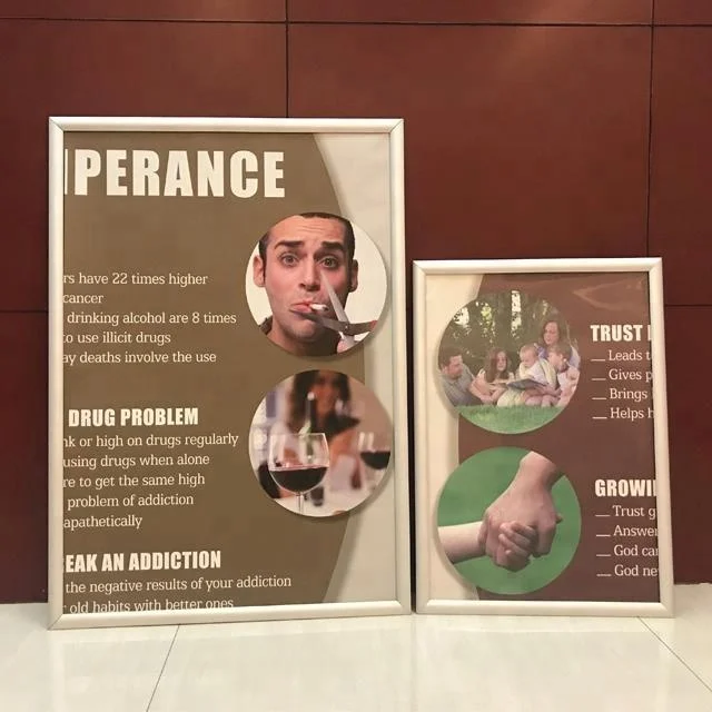 wholesale wall mounted  picture poster frame a1 a2 size snap poster frame