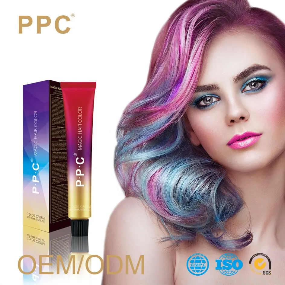 Italian Hair Color Brands Professional Olive Lovely Permanent Dye Anti-allergy Hair Color Cream