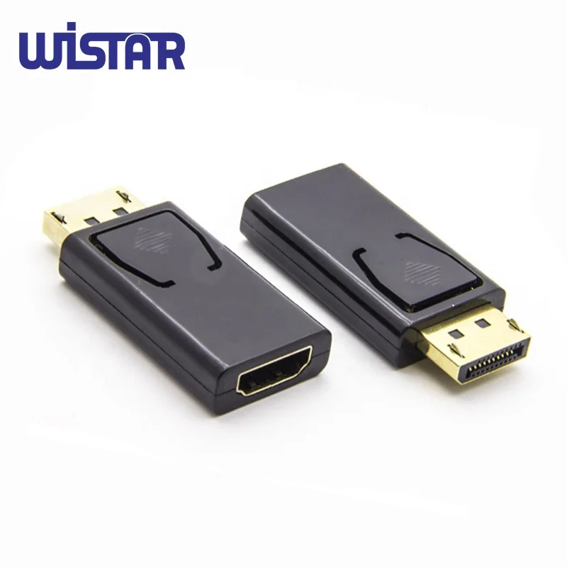 WISTAR Golden 4K*2K DisplayPort dp to HDMI Converter Adapter cable for HDTV