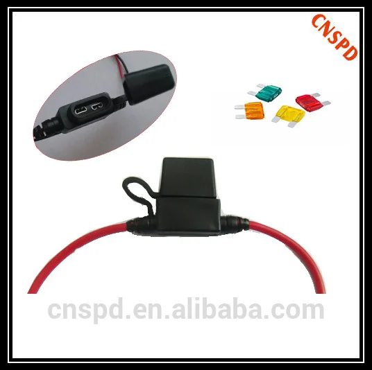 Водонепроницаемый HOLDR и атс стеклоочистителя предохранитель В - линия держатель с 2 разъем 110 мм провода