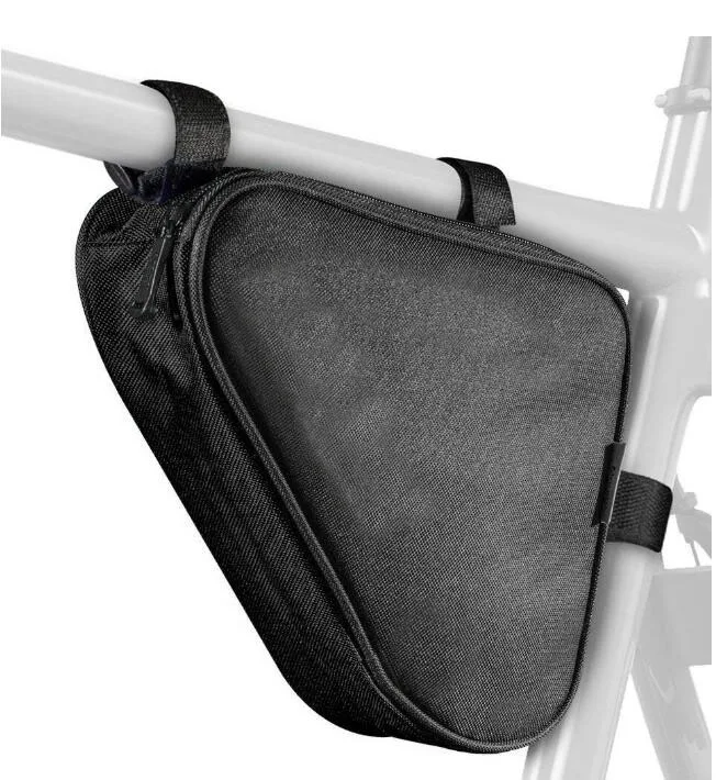 Sport Bicycle Bike Storage Bag Triangle Saddle Frame Strap On Pouch Cycling