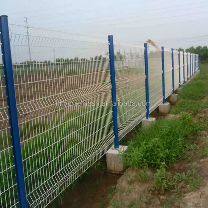 solar power station galvanized pvc coated wire fence protection welded fence garden wire fence
