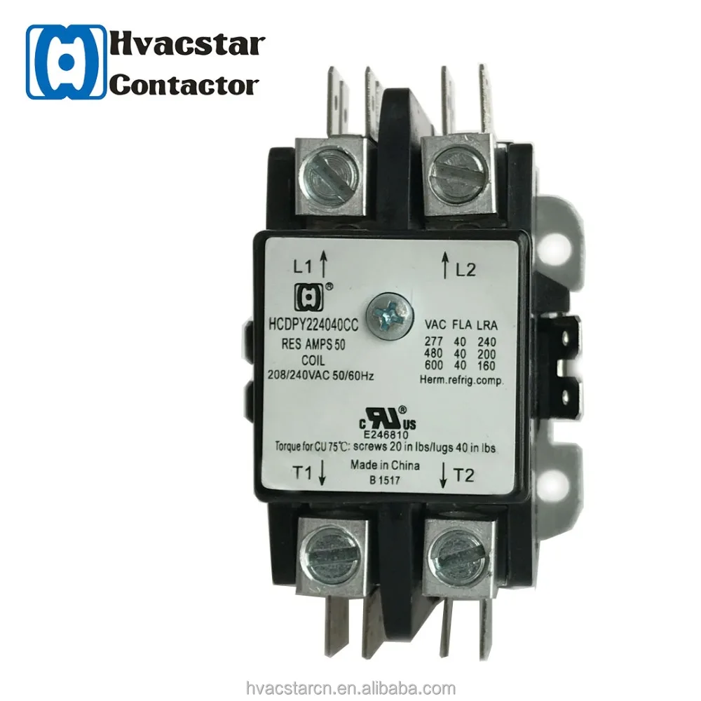 Лучший продавец hcdpy 2 полюса 40A 120 В определенной цели Контактор ac