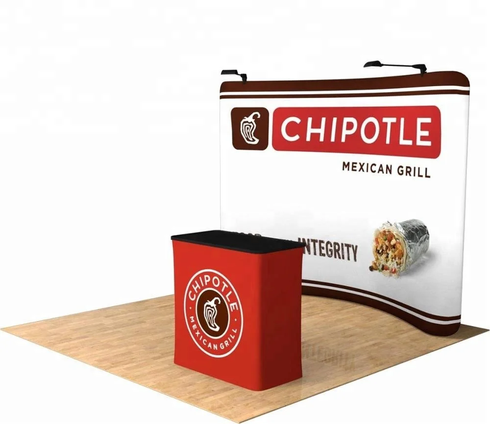 High Quality Material Tension Fabric Banner Trade Show Display Exhibition Booth Tension