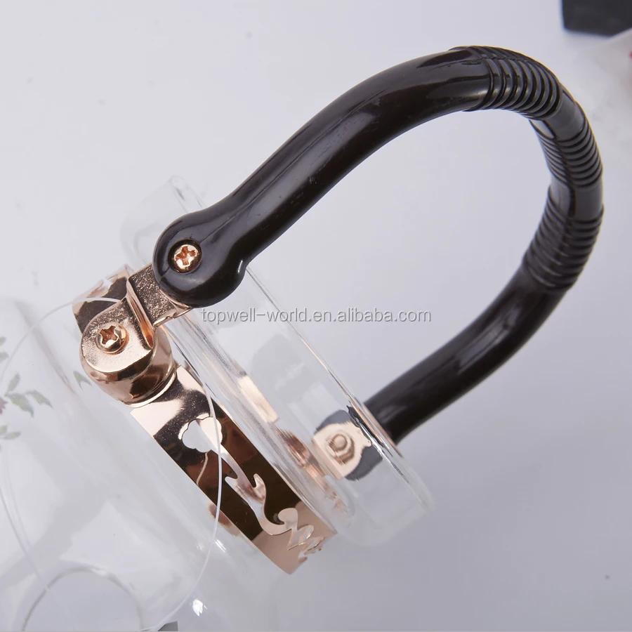 NEW AND hot sell fire resistant borosilicate small glass teapot to boil water with infuser HOT IN AMAZON