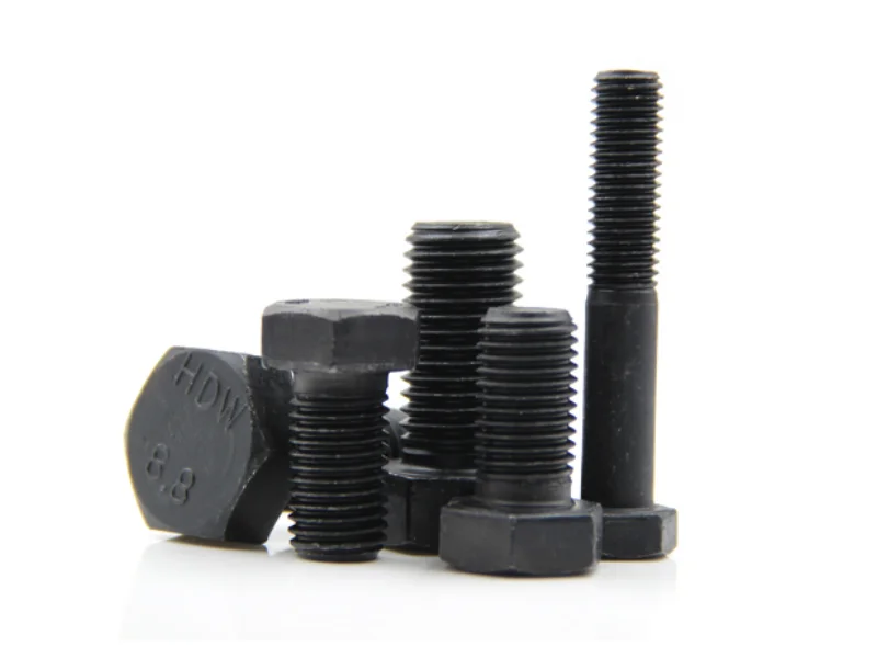 
High tensile strength black color M30 hex bolt 8.8 din 933 