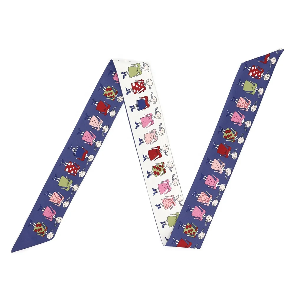 Новинка женский шелковый шарф с принтом