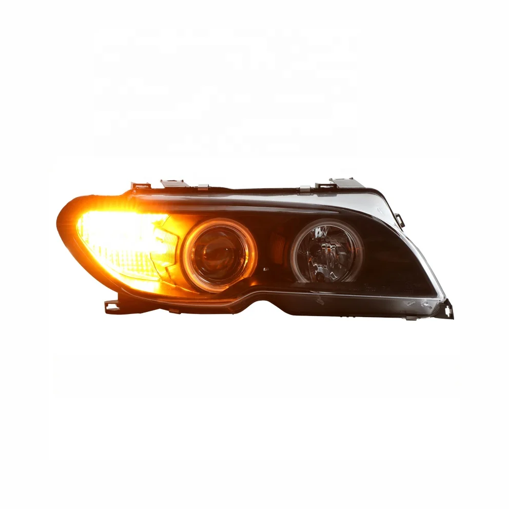 Modified Angel Eyes Tuning  Head Lamp For E46 318i 323i 320i 325i 330i 2 doors 2003-2005 year