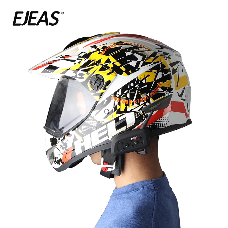 Wireless bluetooth motorbike helmet intercom headphone helmet bluetooth set